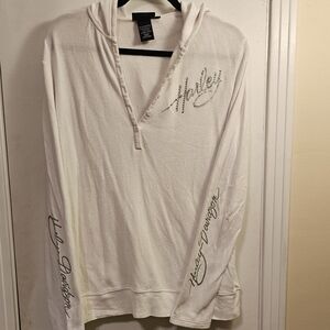 Harley Davison Hoodie-Women's Size XL